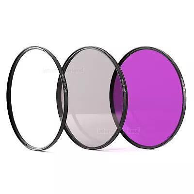 UV + POL + FD Filter Set Filter Set Fits Nikon Coolpix P900 P950 • £25.81