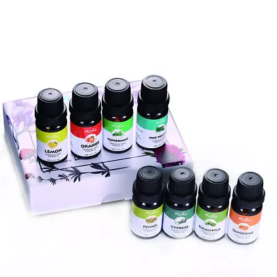 8Pcs 10ml Essential Oil Set For Aromatherapy Diffusers Gift Kit Pack • £8.16