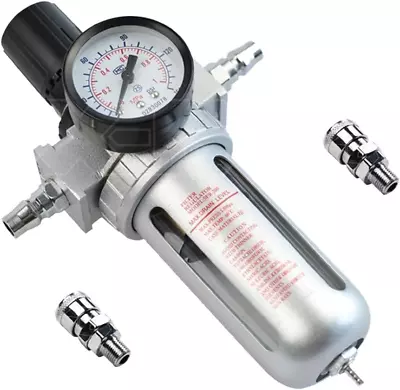 X-BULL Air Compressor Moisture Water Trap Filter Regulator Separator With Mount • $54.98