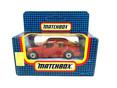 MB-22 Matchbox Red Saab 9000 Turbo - Sealed 1987 Blue Window Box Die Cast • $19.95