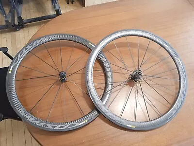 Used Mavic Cosmic Carbon Clincher Wheelset • $266