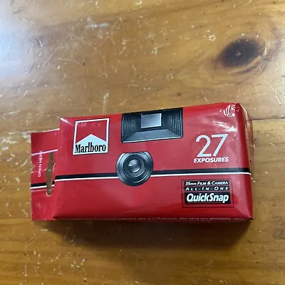 Vintage Marlboro 35mm Film & Camera 27 Exposures All-In-One QuickSnap SEALED • $14.90