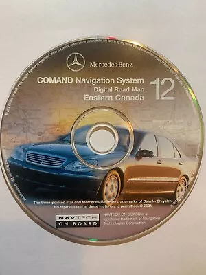 2001 2002 Mercedes Benz SClass Navigation CD #12 Eastern Canada Rel 7/01 • $39.75