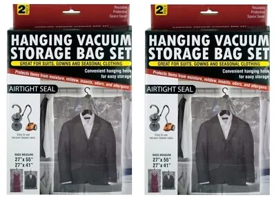 $12.95 • Buy Hanging Vaccum Storage Bags New In Box