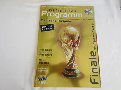 £2 • Buy 2006 World Cup Final Programme German Edition 