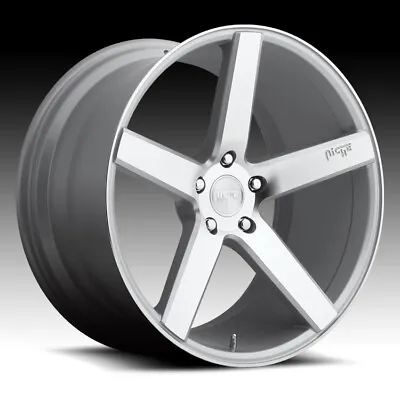 Niche M135 Milan Machined Silver 20x8.5 5x4.5 35mm (M135208565+35) • $413