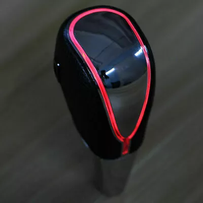 $30.37 • Buy Universal Touch Activated Red LED Manual Car Gear Stick Shift Knob Shifter Lever