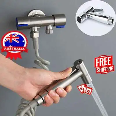 Bidet Douche Toilet Spray Shattaf Shower Head Hose Sprayer  Hand WH • $11.96