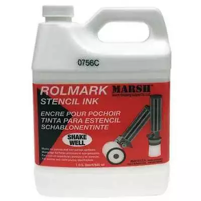 Marsh 20923 Stencil Ink White Container Size: 1 Qt • $25.29