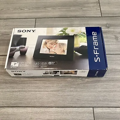 Sony Dpf-d710 7  Digital Picture Frame Black Open Box • $35