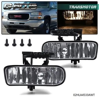 Fit For 00-06 Chevy Suburban/ Tahoe Factory Bumper Fog Lights Driving Lamps Pair • $17.84