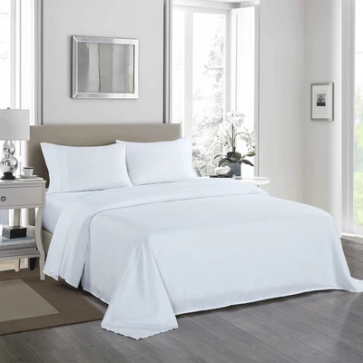 $48.95 • Buy Royal Comfort 1200 Thread Count Sheet Set 4 Piece Ultra Soft Satin Weave Finish