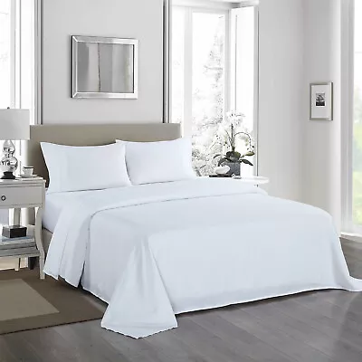 Royal Comfort 1200 Thread Count Sheet Set 4 Piece Ultra Soft Satin Weave Finish • $44.95