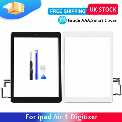 For IPad 5 Air 1 A1474 A1475 A1476 OEM Touch Screen Replacement Front Digitizer • £10.99