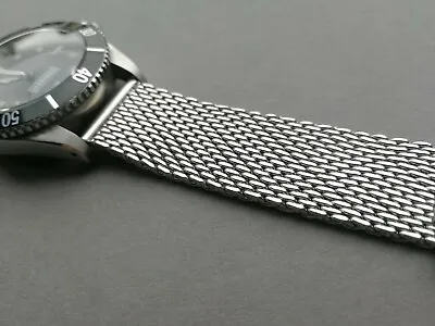 $36.20 • Buy 20mm Shark Mesh Watch Bracelet - Stainless Steel Milanese Watch Strap
