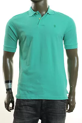 New Izod Signature Luxury Sport Green Heritage Solid  Mesh Polo Shirt S • $17.50