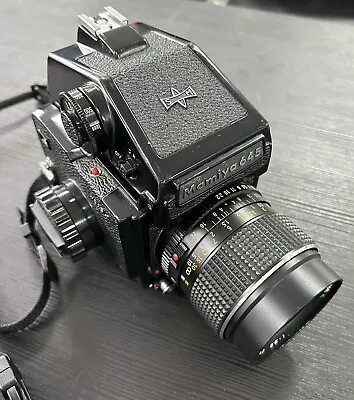 Mamiya M645J 120 Camera W/ 55mm F/2.8 Lens & Metered Prism Finder - Good Cond. • £370