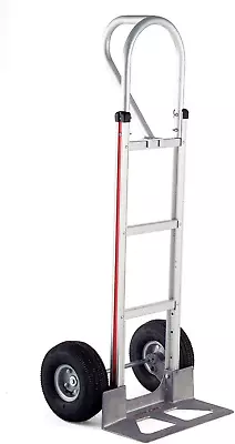 Magline HMK15AUA4 Aluminum Hand Truck Vertical Loop Handle Pneumatic Wheels 5 • $186.72