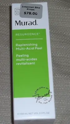 Murad Resurgence Replenishing Multi-acid Peel 3.3 Oz 100ml New Made In Usa • $25