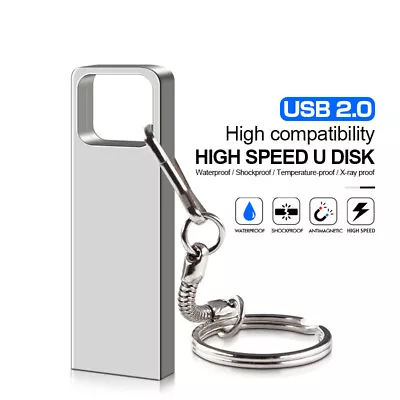 High Speed USB 2.0 Memory Stick 512/256/128/64/32GB Micro Metal Flash Drive New • £8.27