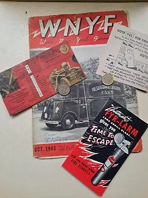 Rare Vintage Firefighting Tool Fireman Fire Dept. Memorabilia Lot • $49.99