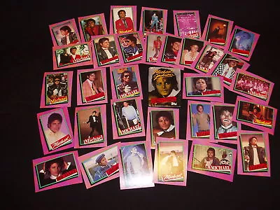 1984 Michael Jackson Topps 33 Cards/Wrap/Gum   Mint Condition • $7.75