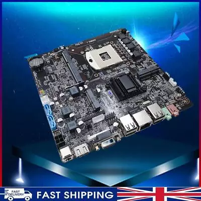 ~ HM65 Micro-ITX Motherboard Support DDR3 1066/1033/1600 LGA988 PC Motherboard • £35.03