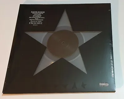 David Bowie LP Blackstar Original 2015 Clear Vinyl Sealed + 3 Lithographic Mint • $1750