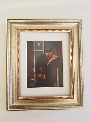£17.99 • Buy Jack Vettriano SILVER Chunky Framed Night Geometry Picture 