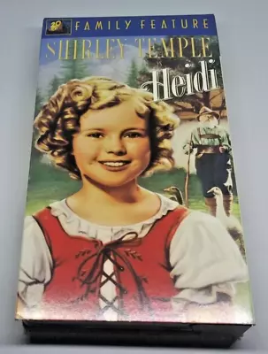 Heidi VHS HTF Version Family Feature 20th Century Fox Shirley Temple - 2001 VHS • $5.99