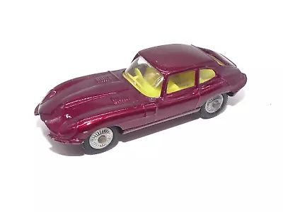 Original Vintage Husky Models Jaguar E Type 2+2 Metallic Maroon Diecast Car • $30