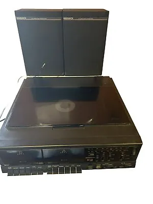 MAGNAVOX MX1180 TURNTABLE 2-DECK CASSETTE PLAYER WORKS See Description Vintage • $75