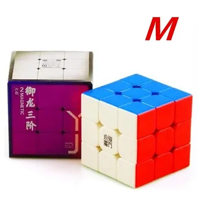 $13.50 • Buy YJ YuLong V2 M 3x3x3 Stickerless Magnetic Speed Cube USA Stock