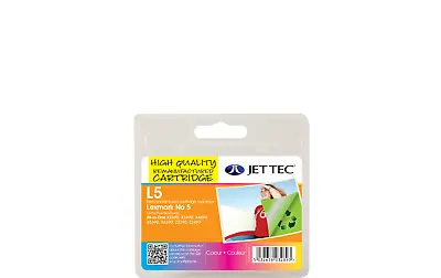 Jet Tec L5 Replacement Lexmark No 5 18C1960E Colour Inkjet Printer Cartridges • £9.45