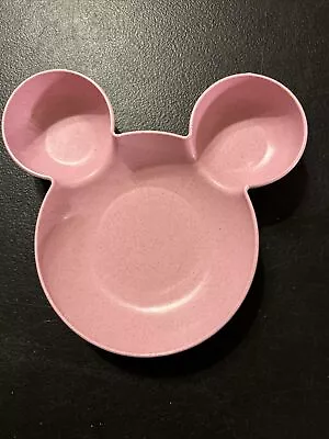 Mickey Mouse Shaped Bowl Pink- Chip & Dip Snack Bowl - • $3