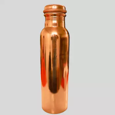 Copper Water Bottle Plain (1 Litre) • $55