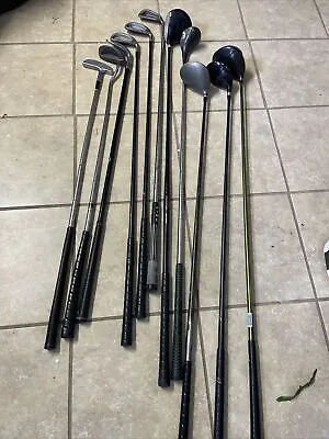 $10 • Buy Golf Lot Of 11 Clubs - Including 4 Clubs , 2 Wood , Putters & 2 Drivers Used
