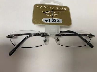 MAGNIVISION Elegant Eyes  KRISTIN  Reading Glasses Black • $13.99