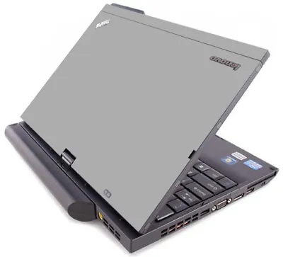 SILVER GRAY Vinyl Lid Skin Decal Fits IBM Lenovo ThinkPad X220T X230T Laptop • $9.99