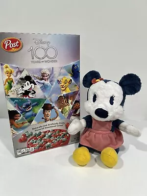 Limited Edition Post Disney 100 Years Of Wonder Cereal W/Baby Minnie Birthday • $28