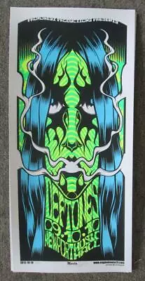 $100 • Buy The Deftones Columbus Ohio 2010 Original Silkscreen Concert Poster Enginehouse13