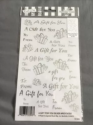 Craftroom Clearance E-Z Rub-on Transfers Metallic Foils For Crafting - Gift • £0.75