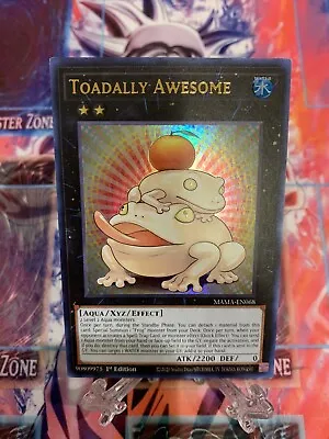 Yugioh X1 Toadally Awesome 1st Edition MAMA-EN068 Ultra Rare (NM!) • $3.99