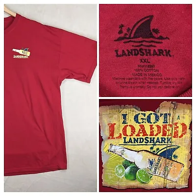 Landshark XXL Mens Tee 50  Chest Margaritaville Jimmy Buffet • $16.99