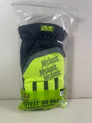 Mechanix Hi-Viz Coldwork Fastfit Work Gloves Size L Large Winter Work Gloves • $21.99