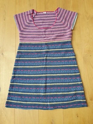 £6 • Buy White Stuff Fair Isle Style Wool Angora Mix Shift Dress Size 12