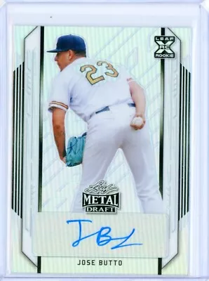 2021 Leaf Metal Draft JOSE BUTTO Mets Silver Refractor AUTO Autograph RC • $9.99
