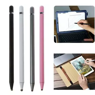 Portable Soft Nib Writing Capacitive Touch Screen Stylus S Pen For Phone Tablet • £4.94