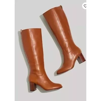 Madewell The Selina Tall Boot In Dried Maple • $190