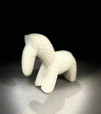 Vintage Carved Soapstone Horse Sculpture • $22